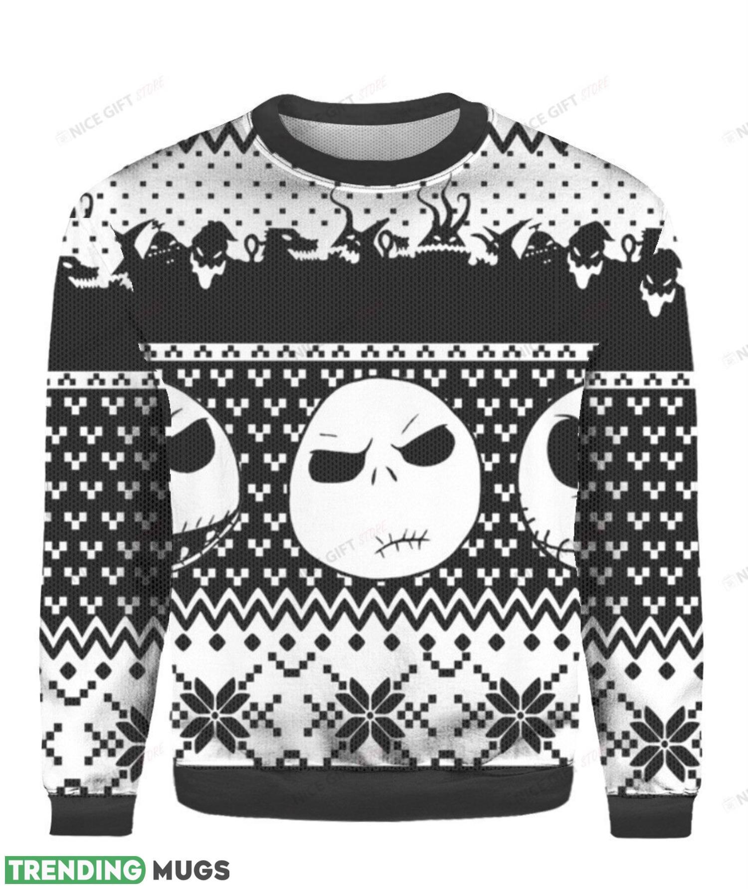 Jack Skellington Night Before Christmas Ugly Sweater Holiday Christmas Gift 3D Sweater Jack Skellington Night Before Christmas Ugly Sweater Holiday Christmas Gift 3D Sweater