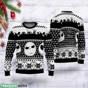 Jack Skellington Night Before Christmas Ugly Sweater Holiday Christmas Gift 3D Sweater