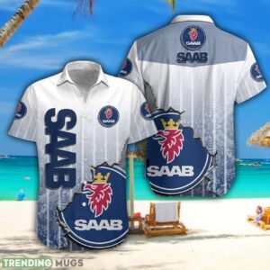 Saab Automobile Hawaiian Shirt Summer Gift For Men And Women Product Photo 1