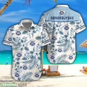 SønderjyskE Fodbold Hawaiian Shirt Tropical Style Summer Gift For Men And Women Hawaiian Shirt