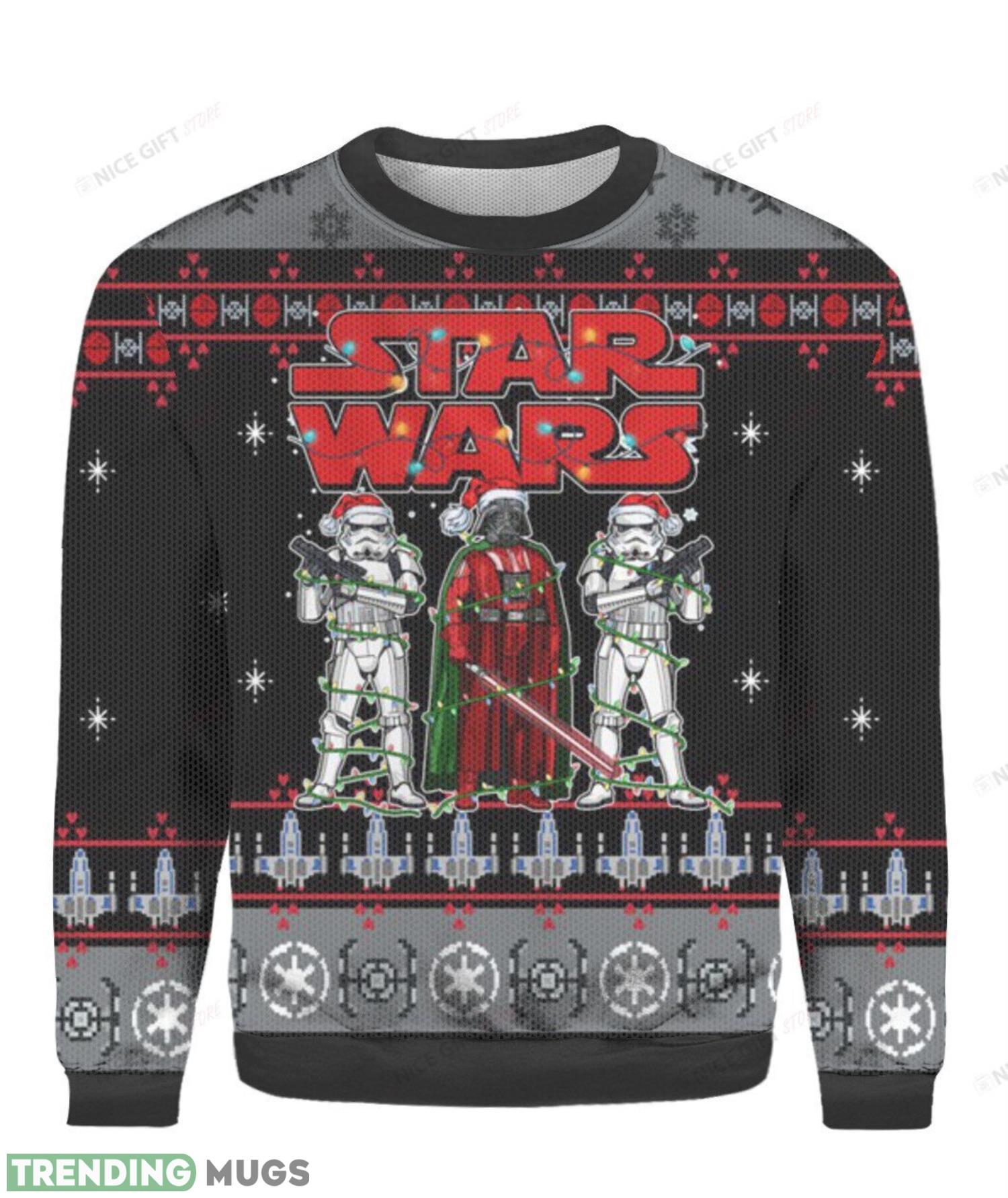 Star Wars Christmas Ugly Sweater Holiday Christmas Gift 3D Sweater Star Wars Christmas Ugly Sweater Holiday Christmas Gift 3D Sweater