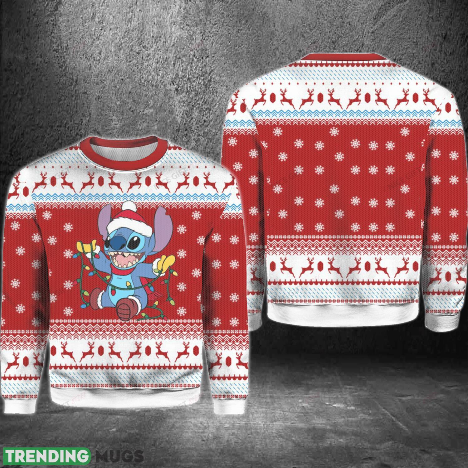 Stitch Christmas Ugly Sweater Holiday Christmas Gift 3D Sweater Stitch Christmas Ugly Sweater Holiday Christmas Gift 3D Sweater