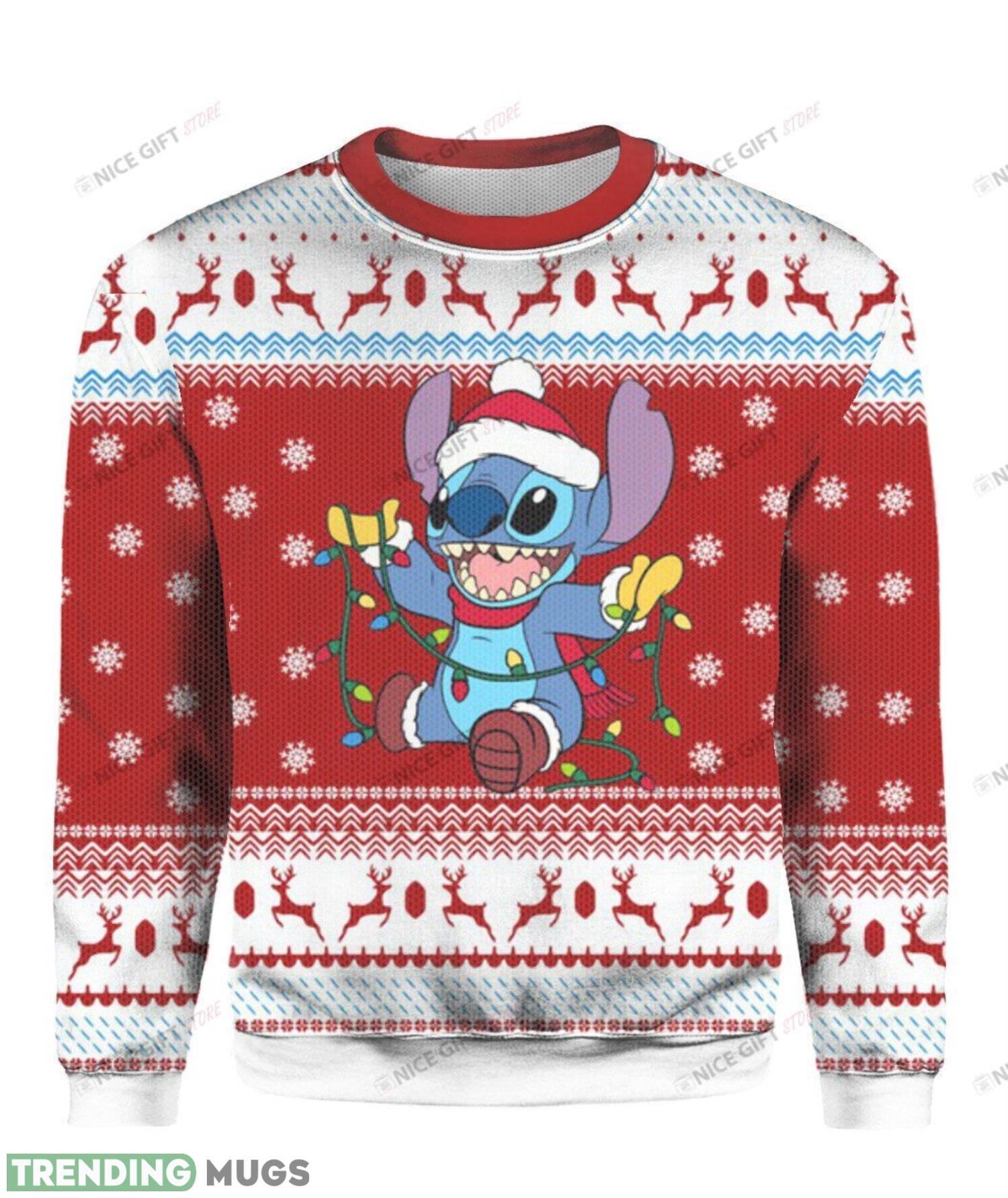Stitch Christmas Ugly Sweater Holiday Christmas Gift 3D Sweater Stitch Christmas Ugly Sweater Holiday Christmas Gift 3D Sweater