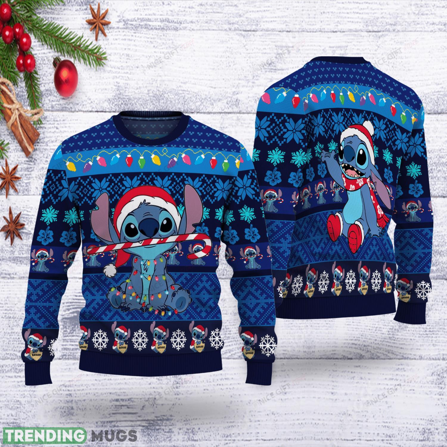 Stitch Christmas Ugly Sweater Holiday Christmas Gift Cute Stich Sweater 3D Sweater Stitch Christmas Ugly Sweater Holiday Christmas Gift Cute Stich Sweater 3D Sweater