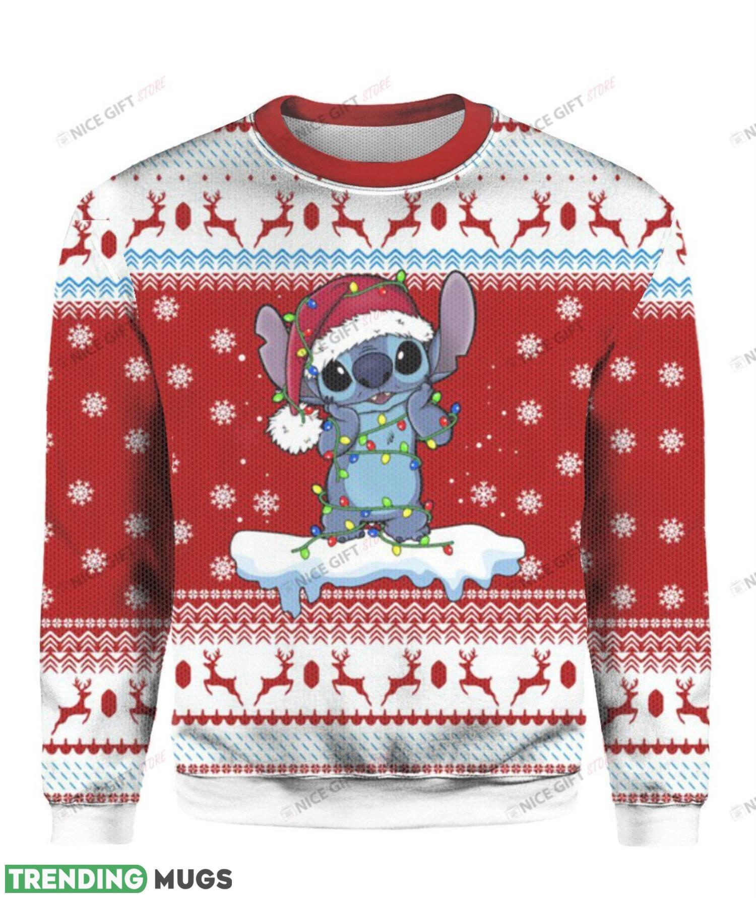 Stitch Christmas Ugly Sweater Holiday Christmas Gift Holiday Men Women Gift 3D Sweater Stitch Christmas Ugly Sweater Holiday Christmas Gift Holiday Men Women Gift 3D Sweater