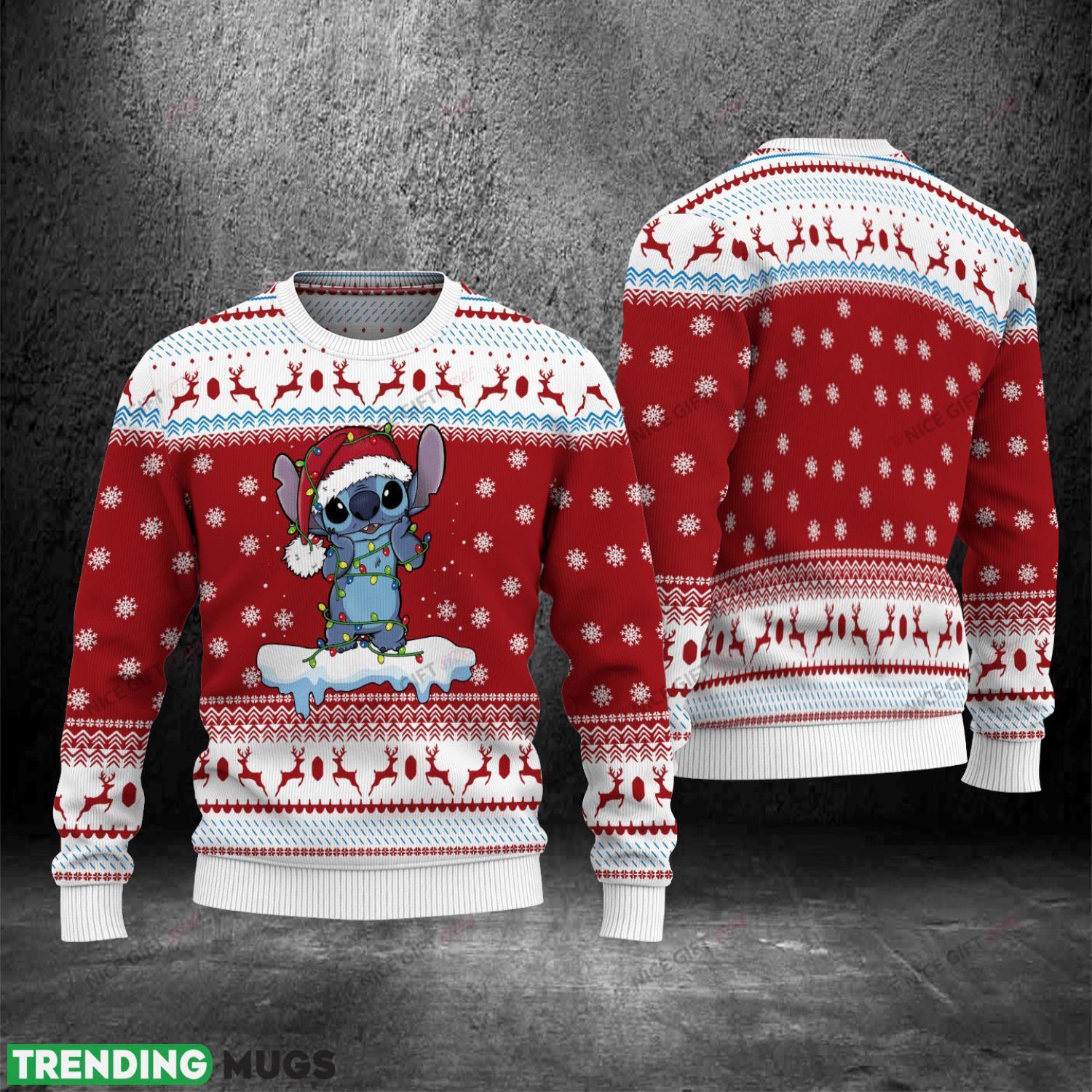 Stitch Christmas Ugly Sweater Holiday Christmas Gift Holiday Men Women Gift 3D Sweater Stitch Christmas Ugly Sweater Holiday Christmas Gift Holiday Men Women Gift 3D Sweater