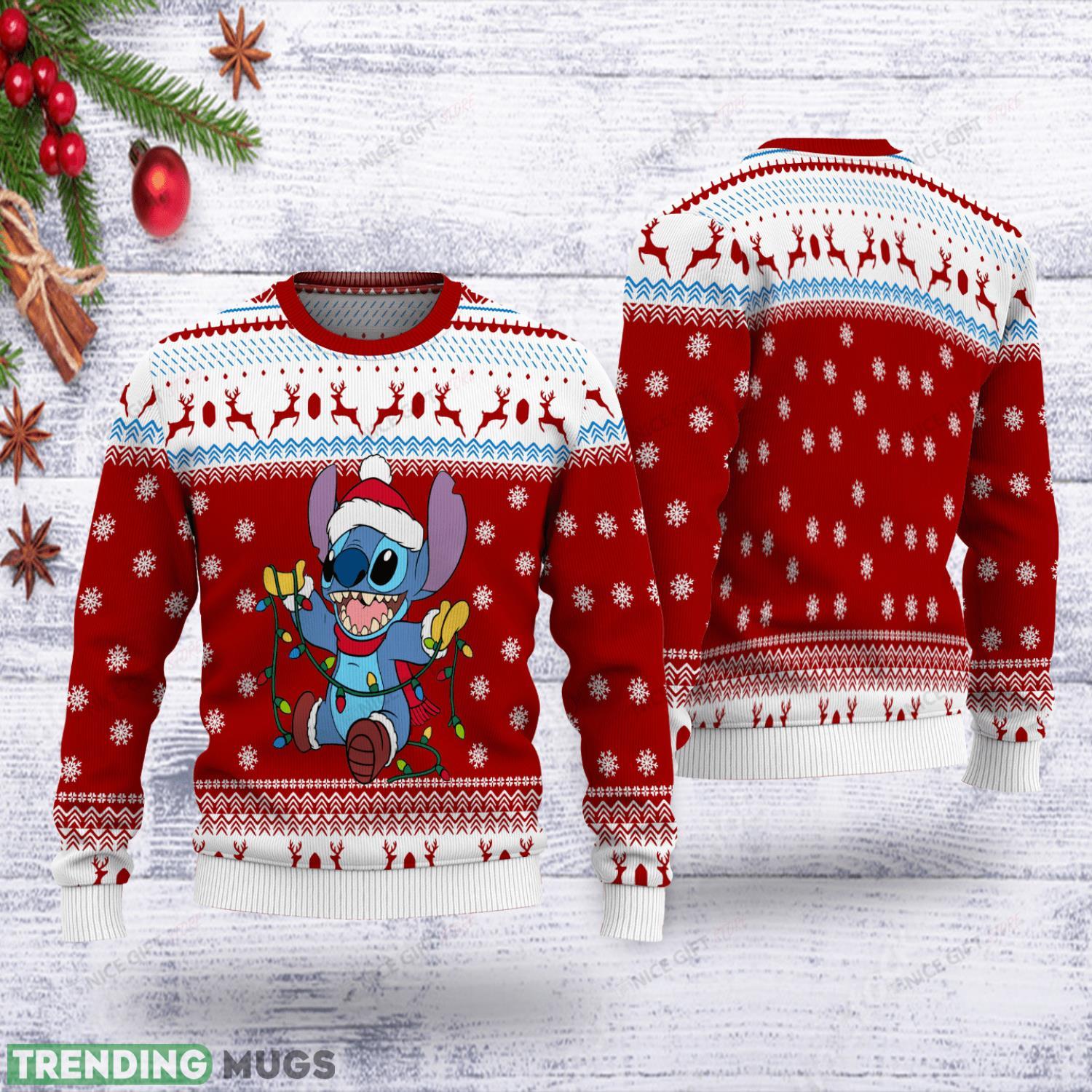Stitch Christmas Ugly Sweater Holiday Christmas Gift 3D Sweater Stitch Christmas Ugly Sweater Holiday Christmas Gift 3D Sweater