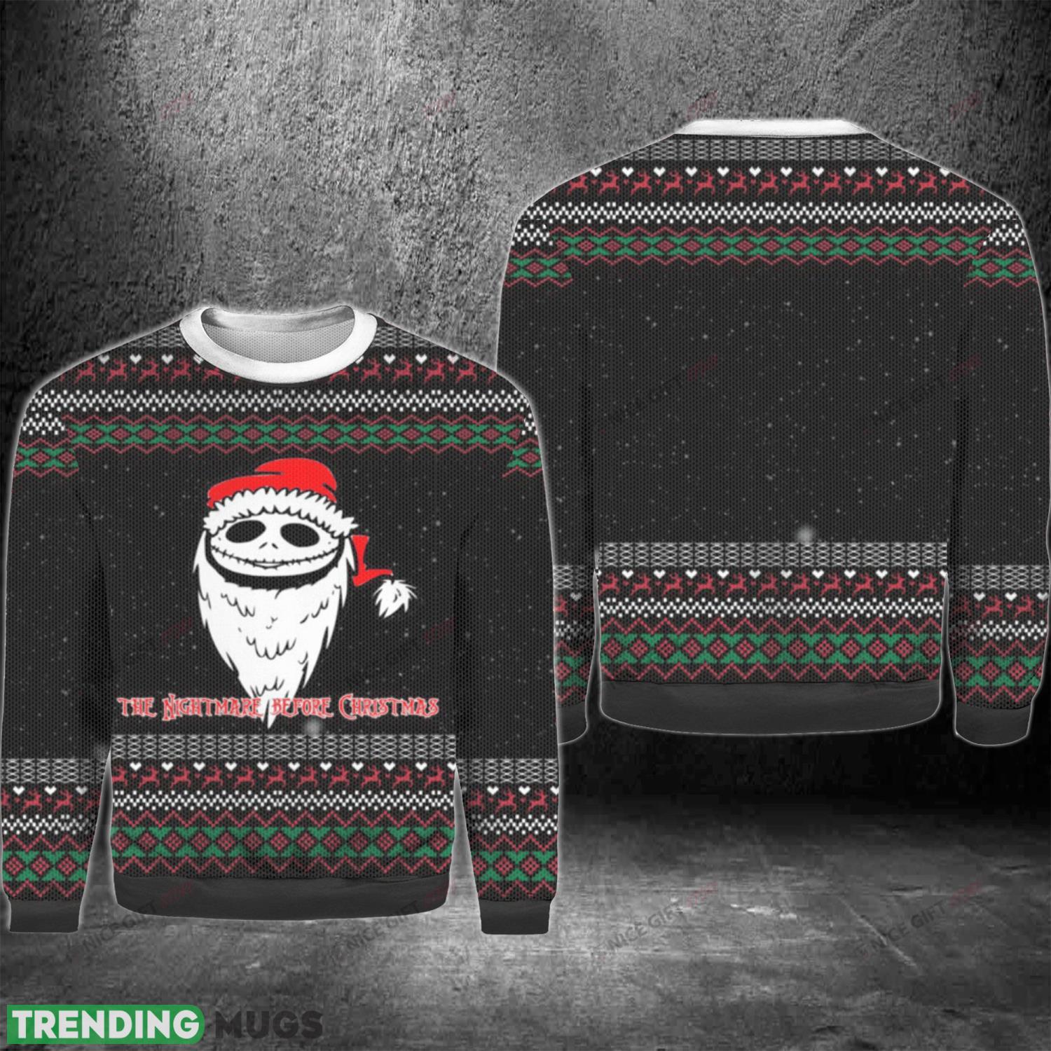 The Nightmare Before Christmas Ugly Sweater Holiday Christmas Gift 3D Sweater The Nightmare Before Christmas Ugly Sweater Holiday Christmas Gift 3D Sweater